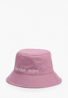 Панама, Calvin Klein Jeans, цвет: фиолетовый. Артикул: RTLAAY734501. Девочкам / Аксессуары 