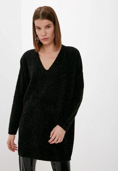 Пуловер, Kontatto, цвет: черный. Артикул: RTLAAY757501. Kontatto
