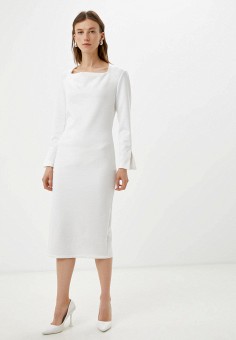 Платье, Nataliy Beate, цвет: белый. Артикул: RTLAAY809601. Одежда / Одежда больших размеров / Nataliy Beate