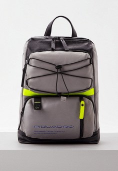 Рюкзак, Piquadro, цвет: серый. Артикул: RTLAAY907601. Piquadro