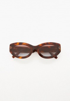 Очки солнцезащитные, McQ Alexander McQueen, цвет: коричневый. Артикул: RTLAAZ118101. McQ Alexander McQueen