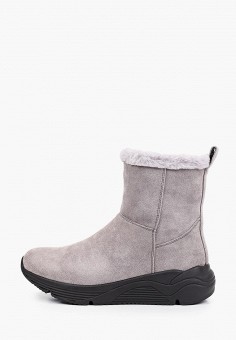 Ботинки, Bona Dea, цвет: серый. Артикул: RTLAAZ339601. Обувь / Ботинки / Высокие ботинки