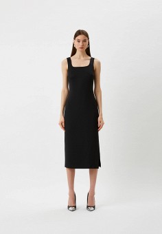 Платье, Calvin Klein, цвет: черный. Артикул: RTLAAZ365501. 
