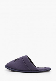Тапочки, Calvin Klein Jeans, цвет: синий. Артикул: RTLAAZ367201. Обувь / Домашняя обувь