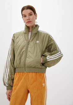 Куртка утепленная, adidas Originals, цвет: хаки. Артикул: RTLAAZ402001. Одежда / Верхняя одежда / adidas Originals