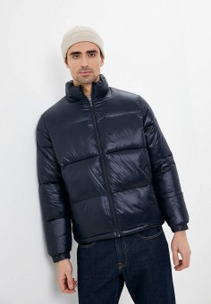 Куртка утепленная, Gap, цвет: синий. Артикул: RTLAAZ452701. Одежда / Верхняя одежда / Пуховики и зимние куртки