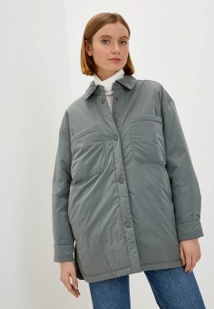 Куртка утепленная, Gap, цвет: хаки. Артикул: RTLAAZ454501. Одежда / Верхняя одежда / Gap