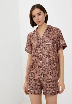 Пижама, SleepShy, цвет: коричневый. Артикул: RTLAAZ563101. SleepShy