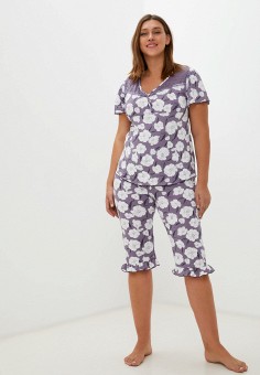 Пижама, SleepShy, цвет: фиолетовый. Артикул: RTLAAZ564401. Одежда / Домашняя одежда / Пижамы