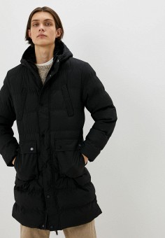 Куртка утепленная, Nines Collection, цвет: черный. Артикул: RTLAAZ632501. Одежда / Верхняя одежда / Пуховики и зимние куртки / Зимние куртки