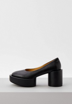 Туфли, MM6 Maison Margiela, цвет: черный. Артикул: RTLAAZ685202. Premium / MM6 Maison Margiela