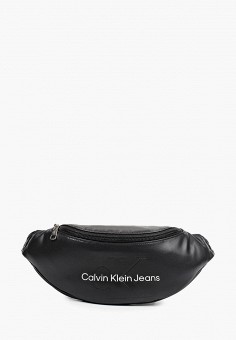 Сумка поясная, Calvin Klein Jeans, цвет: черный. Артикул: RTLAAZ823101. Calvin Klein Jeans