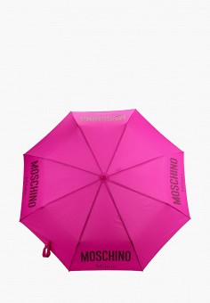 Зонт складной, Moschino, цвет: розовый. Артикул: RTLAAZ836101. Moschino