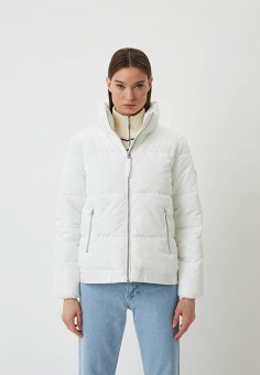 Куртка утепленная, Calvin Klein, цвет: белый. Артикул: RTLAAZ862101. Одежда / Верхняя одежда / Calvin Klein