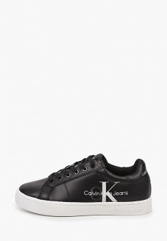 Кеды, Calvin Klein Jeans, цвет: черный. Артикул: RTLAAZ865501. 