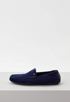 Мокасины, Aldo Brue, цвет: синий. Артикул: RTLAAZ976601. Обувь / Мокасины и топсайдеры