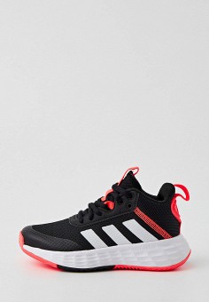 Кроссовки, adidas, цвет: черный. Артикул: RTLABA051501. Девочкам / Спорт