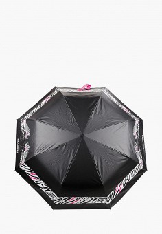 Зонт складной, Karl Lagerfeld, цвет: черный. Артикул: RTLABA166501. Аксессуары