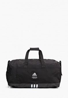 Сумка спортивная, adidas, цвет: черный. Артикул: RTLABA183901. Аксессуары / Сумки / Спортивные сумки