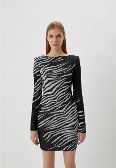 Платье, Just Cavalli, цвет: черный. Артикул: RTLABA386501. Just Cavalli