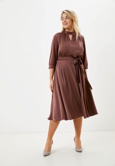 Платье, Francesca Peretti, цвет: коричневый. Артикул: RTLABA470601. Francesca Peretti