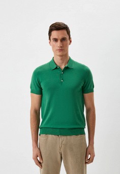 Поло, Trussardi, цвет: зеленый. Артикул: RTLABA517801. Premium / Одежда