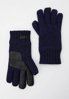 Перчатки, UGG, цвет: синий. Артикул: RTLABA577101. Аксессуары / Перчатки и варежки