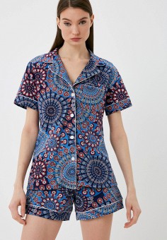 Пижама, Rene Santi, цвет: синий. Артикул: RTLABA775201. Одежда / Домашняя одежда / Пижамы