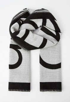 Палантин, Calvin Klein, цвет: серый. Артикул: RTLABA827201. Premium / Аксессуары / Платки и шарфы