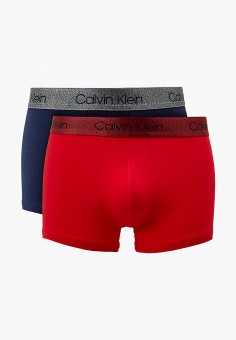 Трусы 2 шт., Calvin Klein Underwear, цвет: красный, синий. Артикул: RTLABA964301. Calvin Klein Underwear