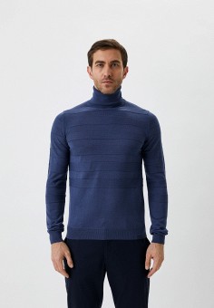 Водолазка, Trussardi, цвет: синий. Артикул: RTLABB109001. Одежда / Джемперы, свитеры и кардиганы / Водолазки