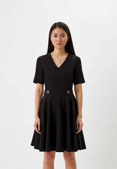 Платье, Trussardi, цвет: черный. Артикул: RTLABB114301. Одежда / Trussardi