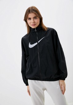 Ветровка, Nike, цвет: черный. Артикул: RTLABB151001. Одежда / Верхняя одежда / Nike
