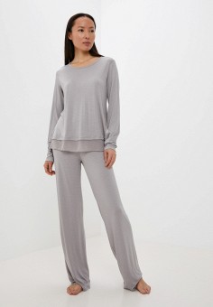 Пижама, United Colors of Benetton, цвет: серый. Артикул: RTLABB426401. Одежда / Домашняя одежда