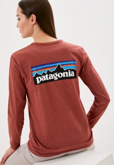 Лонгслив, Patagonia, цвет: коричневый. Артикул: RTLABB939201. Одежда / Футболки и поло / Patagonia