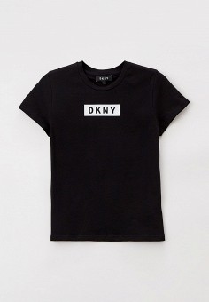 Футболка, DKNY, цвет: черный. Артикул: RTLABC113701. 