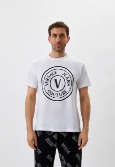 Премиум мужские футболки Versace Jeans Couture — купить в интернет-магазине  Ламода