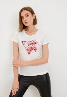 Женские футболки и поло Guess — купить в интернет-магазине Ламода