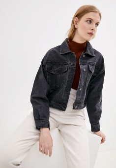 Куртка джинсовая, Sela, цвет: серый. Артикул: SE001EWJCYF2. Sela
