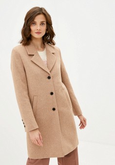 Пальто, Selected Femme, цвет: бежевый. Артикул: SE781EWJNVY9. Одежда / Selected Femme