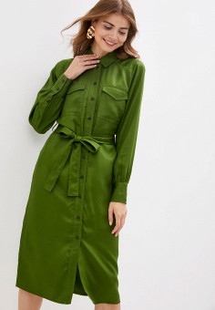 Платье, Soaked in Luxury, цвет: зеленый. Артикул: SO050EWJQWY7. Soaked in Luxury