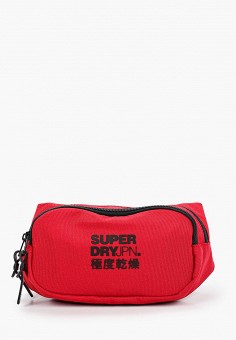 Сумка поясная, Superdry, цвет: красный. Артикул: SU789BMIBMS1. Аксессуары
