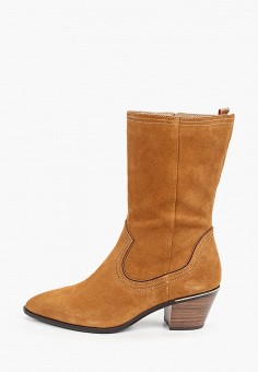 Полусапоги, Tamaris, цвет: коричневый. Артикул: TA171AWKFPA6. Обувь / Сапоги / Полусапоги