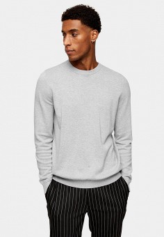 Джемпер, Topman, цвет: серый. Артикул: TO030EMLDHY5. Topman