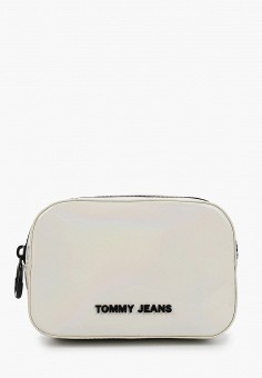 Сумка поясная, Tommy Jeans, цвет: белый. Артикул: TO052BWJJDU9. Аксессуары / Сумки