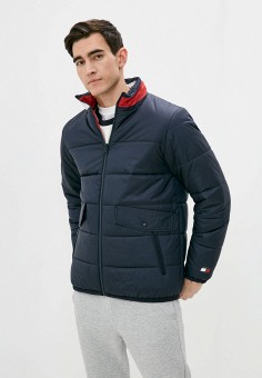 Куртка утепленная, Tommy Sport, цвет: синий. Артикул: TO058EMJRTF2. Одежда / Верхняя одежда / Демисезонные куртки