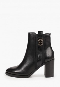 Ботильоны, Tommy Hilfiger, цвет: черный. Артикул: TO263AWJQQE5. Tommy Hilfiger
