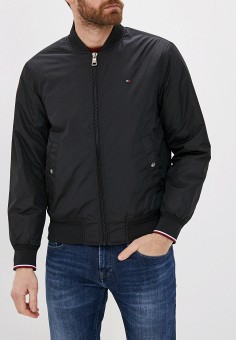 Куртка утепленная, Tommy Hilfiger, цвет: черный. Артикул: TO263EMHKTA0. Tommy Hilfiger