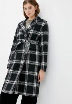 Пальто, Tommy Hilfiger, цвет: черный. Артикул: TO263EWLECJ8. Tommy Hilfiger