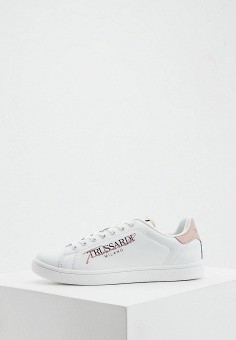 Кеды, Trussardi, цвет: белый. Артикул: TR016AWKOOW4. Premium